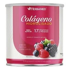 Imagem de Colágeno Hidrolisado + Vitaminas e Minerais - 200g Frutas Vermelhas - Herbamed