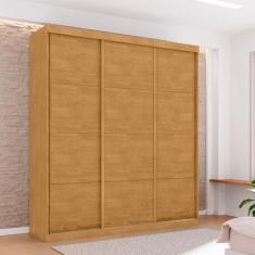 Imagem de Roupeiro 3 Portas E 3 Gavetas Turvo Naturalle