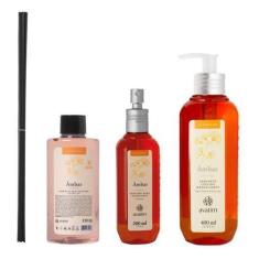Imagem de Kit Casa Avatim Âmbar Essência E Sabonete Liquido Ambar