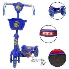 Imagem de Patinete Infantil Scooter Família Arqueira Cesta Luz E Som - Toys 2U