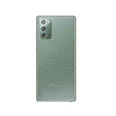 Imagem de Película Traseira Adesivo Skin Fibra Carbono Samsung Note 20 Ultra