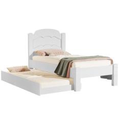 Imagem de Cama De Solteiro Lais Com Cama Auxiliar - Envio Imediato! - Home A.S