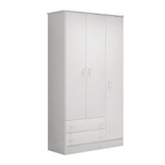 Imagem de Guarda Roupa Infantil 3 Portas E 2 Gavetas Brilhar Q01 - Adj Decor Cor Branco