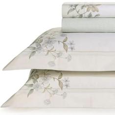 Imagem de Jogo de Lençol Queen 3 Karsten Percal 200 Fios 100% Algodão Estampado 