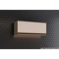 Imagem de Armário Aéreo p/ Cozinha Connect Geladeira c/1 Porta Basculante 80cm Duna/Cristal - Henn