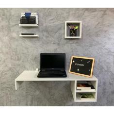 Imagem de Escrivaninha Suspensa - Branco - Mdf 15mm - Utilimóveis