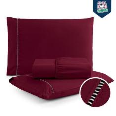 Imagem de Jogo De Lençol Queen Percal Flex 3 Peças 400 Fios Super Macio & Respir