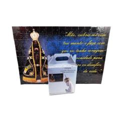 Imagem de Quebra-Cabeça Nossa Senhora Aparecida 300 Peças - Mdf - Coleção Tea &