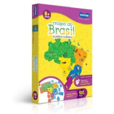 Imagem de Quebra Cabeça Mapa Do Brasil 100 Peças 2063 - Toyster