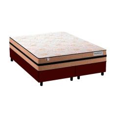 Imagem de Cama Box com Colchão Smart Milano Queen Marrom Plumatex