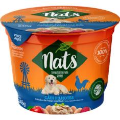 Imagem de Ração Úmida Nats Cubinhos de Frango com Maçã para Cães Filhotes - 245 g