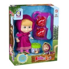 Imagem de Boneca Masha E O Urso 18 Cm Com Acessórios Para Crianças A Partir De 3