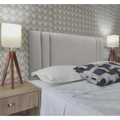 Imagem de Cabeceira Cama Queen Siena Double Corano Bege 120 rbl