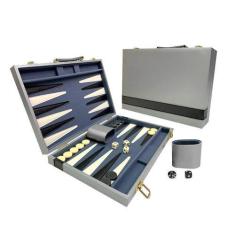 Imagem de Conjunto de gamão Sun Flair, dobrável de 38 x 24 cm com estojo de mate