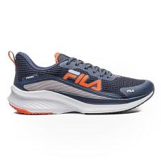 Imagem de Tenis Fila Prisma Masculino,Marinho/Laranja/Azul Claro,41