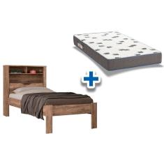 Imagem de Colchão Solteiro Light D33 Ortobom + Cama Invicta Atacama