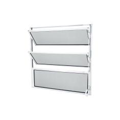 Imagem de Janela Basculante Abertura Central  Exclusivo 1 Seção Vidro Mini Boreal 50x50cm CRV Portas e Janelas