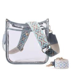 Imagem de Bolsa tiracolo transparente CLUCI Bolsa transparente para mulheres à p