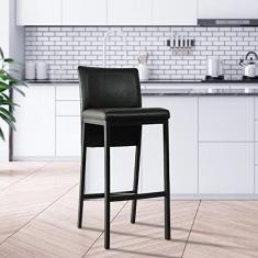 Imagem de Banqueta Base Escura Nápoles Compoarte Preto