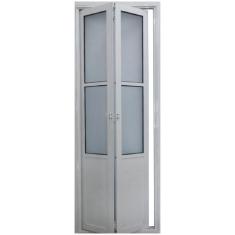 Imagem de Porta Camar o De Alum nio Lambril 2,10 X 0,70 Com Vidro Mini