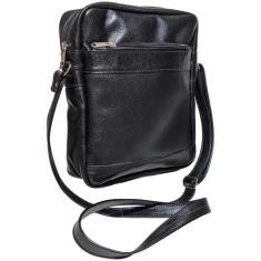 Imagem de Bolsa Shoulder Bag Masculina Em Couro Comporta Notebook - Art Minas Co