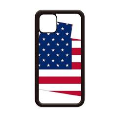 Imagem de Utah America Mapa dos EUA Estrelas Listras Bandeira para iPhone 12 Pro Max Capa para Apple Mini Mobile Case