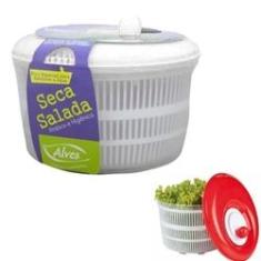 Imagem de Seca Salada Secador Centrifuga Legumes Verduras Higienico Alves 4,5 litros