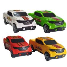 Imagem de Carrinhos PickUp Brinquedo Miniatura infantil Cores Sortidas Diversão