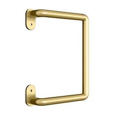 Imagem de National Hardware Puxador de porta de celeiro deslizante interior N700-105, 20 cm, ouro escovado