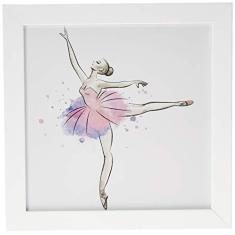 Imagem de Arte Maníacos Quadro Decorativo Bailarina Color - 32,5x23cm (Moldura em laca )
