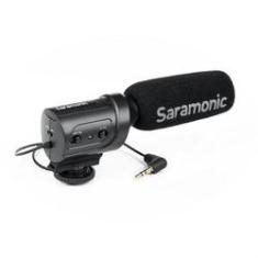 Imagem de Microfone Condensador Mini Direcional Saramonic Sr-m3 Com Entrada Para Fone