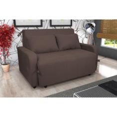 Imagem de Sofá Cama Amora Suede Marrom B256 - Matrix