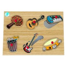 Imagem de Quebra Cabeça Com Pinos - Instrumentos Musicais - Simque