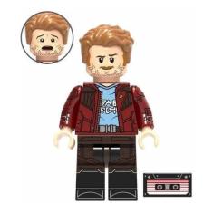 Imagem de Boneco Blocos De Montar Star Lord Peter Quill Fita Cassete - Mega Bloc