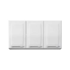 Imagem de Armário Aéreo de Cozinha 3 Portas IP3-105 Luce Itatiaia Branco Neve