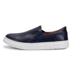 Imagem de Tênis Casual Masculino Slip On de Couro Top-Masculino