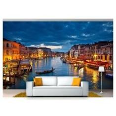Imagem de Papel De Parede Cidade Veneza Canais 3D Ncd138
