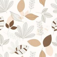 Imagem de Papel De Parede Adesivo Folhas N013265 Rolo 0,58X3M