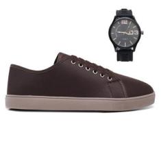 Imagem de Tênis Casual Masculino Confortável + Relógio-Masculino