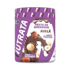 Imagem de Pasta De Amendoim Com Whey Avelã 600G - Nutrata