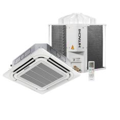 Imagem de Ar Condicionado Split Cassete 4 Vias Hitachi AirCore 500 48000 BTU/h Frio Trifásico SCI48I7F – 380 Volts