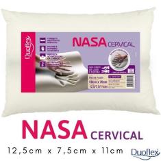 Imagem de Travesseiro Cervical Nasa Duoflex Com Espuma Viscoelástica