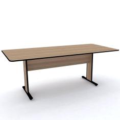 Imagem de Mesa De Reunião Retangular Pandin Maxxi - Naturalle/Preto