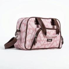 Imagem de Bolsa de Maternidade Hug Média Coração Rosa-Feminino