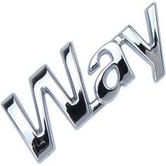 Imagem de Emblema Way Do Uno 09/14 Cromado