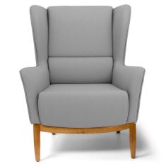 Imagem de Poltrona Decorativa Base Manu Madeira Milena C-416  Escuro - Domi