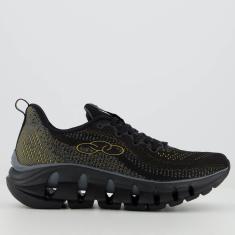 Imagem de Tênis Olympikus Diffuse 4 Preto e Dourado-Masculino