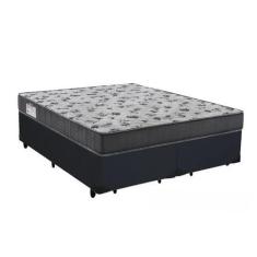 Imagem de Cama Box Bipartido Casal + Colchão Ortobom Iso 1.0.0 D33 58X138x188