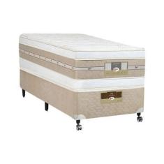 Imagem de Cama Box (Colchão + Box)  Castor Silver Star Air Double Face Solteiro