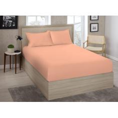 Imagem de Lencol Casal (138) Avulso Liso Sortido C/ Elastico 70% Algodao 30% Pol
